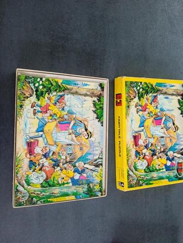 Disney puzzel sneeuwwitje en de 7 dwergen (63 stukken), Verzamelen, Disney, Ophalen of Verzenden, Sneeuwwitje of Doornroosje, Gebruikt
