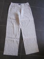 Terre Bleue nieuw lichtgrijze broek met fijne streepjes, Kleding | Dames, Broeken en Pantalons, Maat 38/40 (M), Terre Bleue, Ophalen of Verzenden