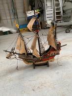 oude miniatuur boot, Gebruikt, Ophalen