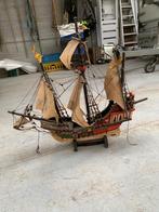 oude miniatuur boot, Hobby en Vrije tijd, Modelbouw | Boten en Schepen, Gebruikt, Ophalen