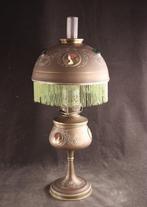 Antieke Art Nouveau olielamp, Antiek en Kunst, Ophalen of Verzenden