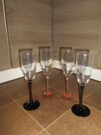 Mooie champagne glazen / 4 stuks, Verzamelen, Ophalen of Verzenden, Zo goed als nieuw