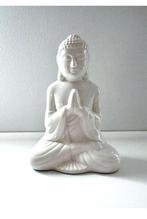 20 cm wit keramisch Boeddhabeeld - Zen-decoratie, Ophalen, Nieuw