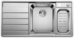 Spoelbak Blanco AXIS III 6 S-IF Nieuw in doos + toebehoren, Ophalen, 100 tot 150 cm, Nieuw, 50 tot 100 cm