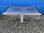 Veterinaire behandeltafel verrijdbaar met RVS blad