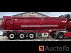 OVA Aluminium 3-assige aanhanger semi-kipper, 36 M3, 2013, Auto's, Overige brandstoffen, Bedrijf, Aanhangers en Opleggers, Te koop