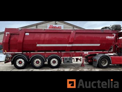 OVA Aluminium 3-assige aanhanger semi-kipper, 36 M3, 2013, Auto's, Vrachtwagens, Bedrijf, Te koop, Aanhangers en Opleggers, Overige brandstoffen