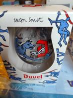 DUVEL set Iwan Smith kat en hond, Verzamelen, Glas en Drinkglazen, Ophalen, Nieuw, Bierglas