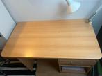 Houten bureau met schuifje en opzetstuk, Maison & Meubles, Bureaux, Enlèvement, Utilisé, Bureau