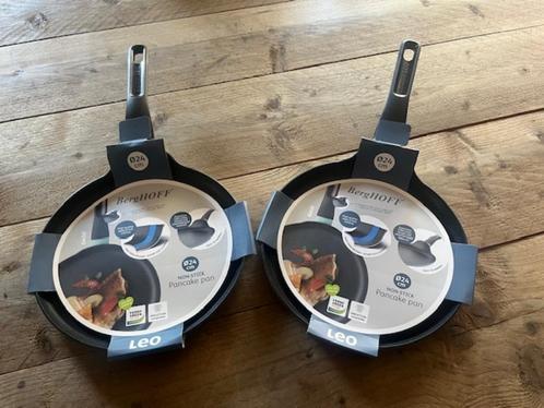 BergHOFF LEO Pannenkoekenpan antikleef Slate - Ø 24cm - Blau, Huis en Inrichting, Keuken | Potten en Pannen, Nieuw, Kookpan of Snelkookpan