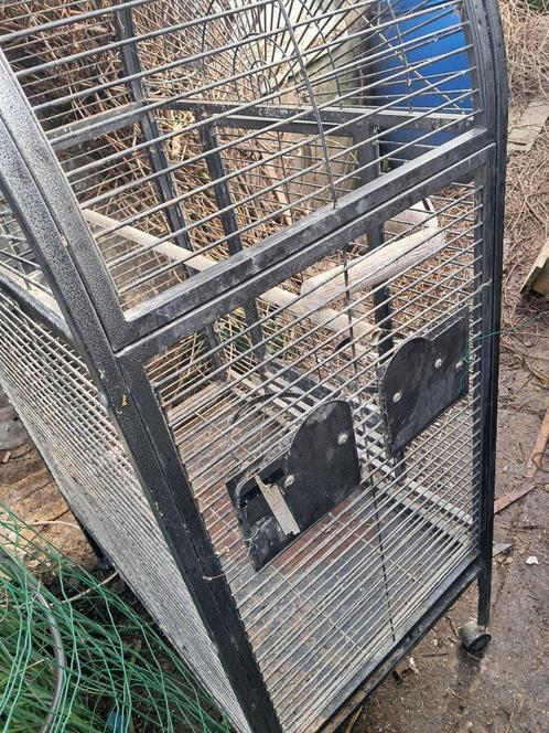 papegaaienkooi, Dieren en Toebehoren, Vogels | Hokken en Kooien, Zo goed als nieuw, Overige typen, Metaal, Ophalen