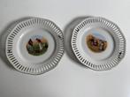 2 keramische sierborden, Antiek en Kunst, Ophalen of Verzenden