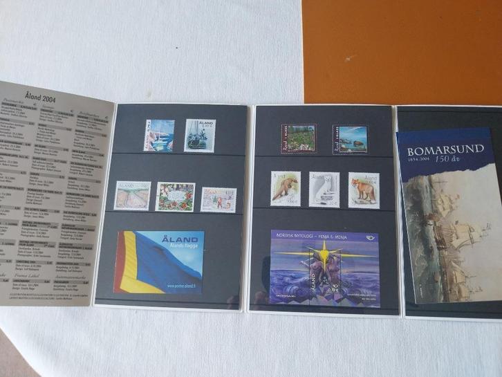 Jaarmap postzegels Aland (Finland) 2004, Timbres & Monnaies, Timbres | Albums complets & Collections, Enlèvement ou Envoi