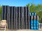 Lot de palettes plastique et IBC cubi  1000litre, Ophalen, Gebruikt, Hout