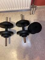 Dumbells (gewichten 18 kilo totaal), Sport en Fitness, Fitnessmaterialen, Ophalen of Verzenden, Nieuw, Borst, Dumbbell