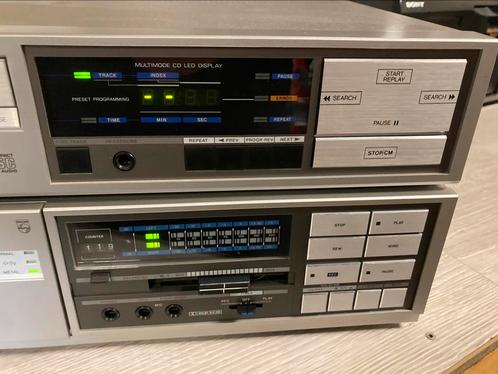 PHILIPS VINTAGE DECK EN CD 350 in uitstekende staat, Audio, Tv en Foto, Cd-spelers, Philips, Ophalen of Verzenden