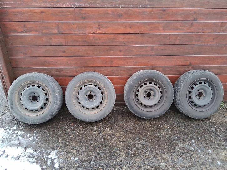 Kit roues hiver 5x108 195/65 R15 91T, Auto-onderdelen, Banden en Velgen, Banden en Velgen, Winterbanden, 15 inch, 195 mm, Personenwagen