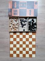 Schaak - en dam spel, Hobby en Vrije tijd, Een of twee spelers, Ophalen of Verzenden, Gebruikt