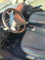Opel corsa d 2015, Auto's, Voorwielaandrijving, Zwart, USB, Leder en Stof