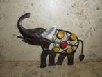Mooie wanddecoratie-Olifant, Huis en Inrichting, Woonaccessoires | Wanddecoraties, Ophalen of Verzenden, Nieuw