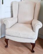 Fauteuil crème kleurig, Huis en Inrichting, Fauteuils, Ophalen, Gebruikt, 75 tot 100 cm, Landelijk