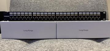 Patch Panel, 24-Port, 1U, 19", CAT 6 Keystone STP 2xRJ45