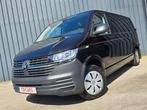 VW TRANSPORTER T6.1 L2 2.0TDI DSG 150pk 2024 15000km 3zitpl, Auto's, Stof, 4 cilinders, Volkswagen, Zwart