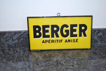 PUBLICITE . BERGER APERITIF ANISE, Enlèvement ou Envoi