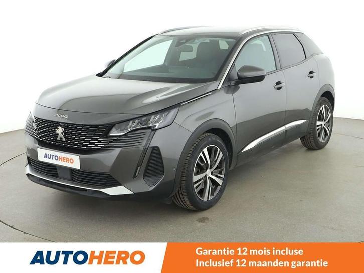 Peugeot 3008 1.2 PureTech Allure Pack (bj 2021, automaat), Auto's, Peugeot, Te koop, 360° camera, ABS, Achteruitrijcamera, Airbags