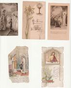 Lot de 5 images de communion souvenir Roubaix France, Collections, Envoi, Image pieuse
