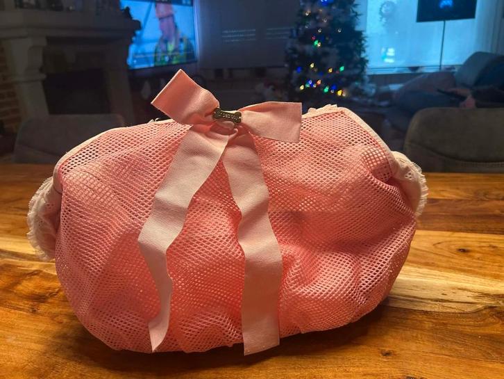 Sac/porte-chien - rose clair, Animaux & Accessoires, Accessoires pour chiens, Comme neuf, Enlèvement