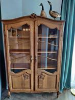 Antieke boeken/vitrinekast, Huis en Inrichting, Kasten | Vitrinekasten, Gebruikt, 100 tot 150 cm, 150 tot 200 cm, 25 tot 50 cm