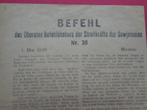 WO2 , Russisch vlugschrift 01/05/1945 , in het Duits opgest, Autres types, Armée de terre, Enlèvement ou Envoi