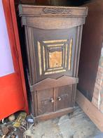 Vintage platenspeler in kast, Antiek en Kunst, Ophalen