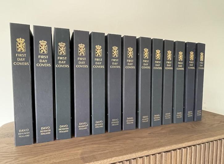 België FDC zijde/soie 1972-2005, 13 albums, Postzegels en Munten, Postzegels | Europa | België, Gestempeld, 1e dag stempel, Ophalen of Verzenden