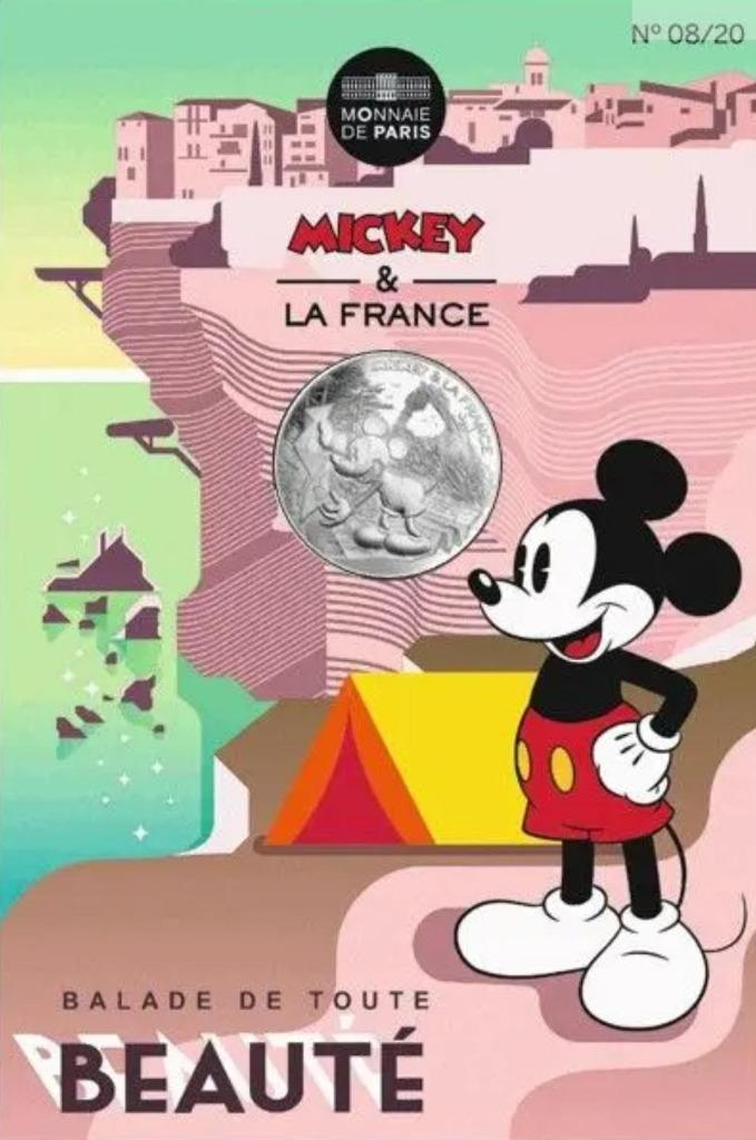 Pièce 10 euro en argent Mickey Beauté, Postzegels en Munten, Munten | Europa | Euromunten, Setje, 10 euro, Frankrijk, Zilver, Ophalen of Verzenden