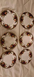 Dessertborden royal Albert old country rose, Antiek en Kunst, Antiek | Servies los, Ophalen