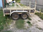 Aanhangwagen dubbel as, Auto diversen, Aanhangers en Bagagewagens, Ophalen of Verzenden, Gebruikt
