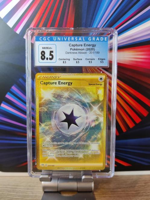 Capture Energy (DAA 201) CGC 8.5, Hobby en Vrije tijd, Verzamelkaartspellen | Pokémon, Nieuw, Losse kaart, Ophalen of Verzenden