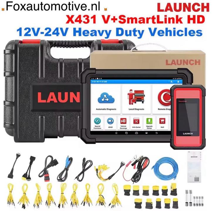 LAUNCH X431 V + SmartLink HD Heavy Duty Truck Diag 12V 24V, Auto diversen, Autogereedschap, Ophalen of Verzenden