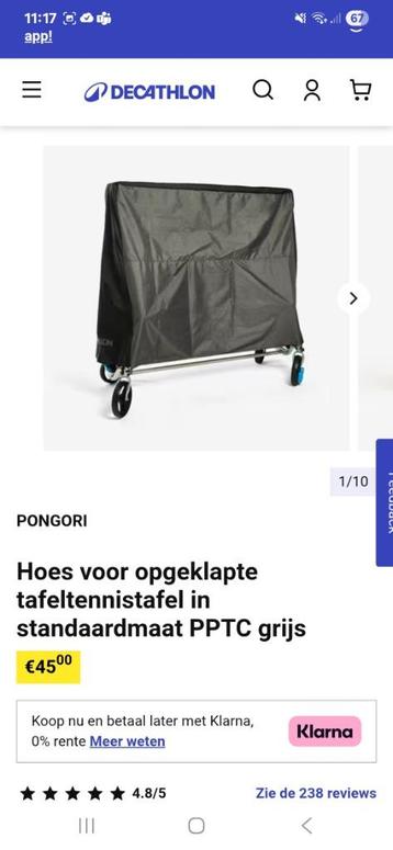 Tafeltennis pingpongtafel pongori pt530 outdoor medium beschikbaar voor biedingen