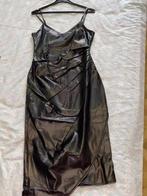 Sexy leder lange jurk, Maat 42/44 (L), Ophalen of Verzenden, Zo goed als nieuw, Zwart