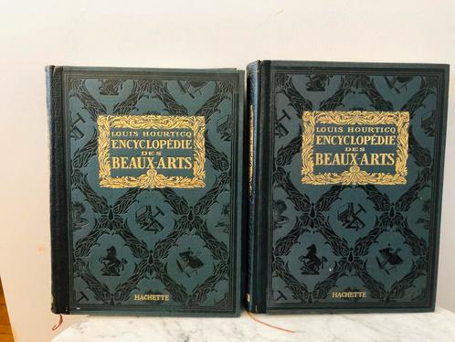 Louis Hourticq. Encyclopédie des beaux-arts.1925. 2 volumes., Boeken, Encyclopedieën, Gelezen, Complete serie, Algemeen