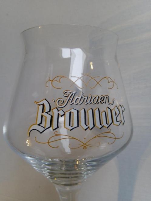 Adriaen Brouwer --  bierglas 33cl, Verzamelen, Glas en Drinkglazen, Zo goed als nieuw, Bierglas, Ophalen of Verzenden