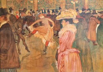 Toulouse-Lautrec (Affiche) - La Danse au Moulin Rouge beschikbaar voor biedingen