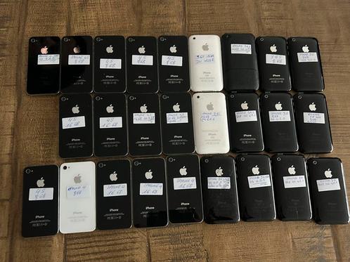 iPhone 3G -3GS-4 en 4S zwart en wit 8-16-32 gb, Telecommunicatie, Mobiele telefoons | Toebehoren en Onderdelen, Gebruikt, Apple iPhone