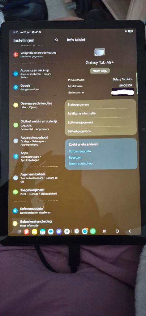 Samsung Tab A9+ (2025) 128GB, Informatique & Logiciels, Android Tablettes, Neuf, Wi-Fi et Web mobile, 11 pouces, 128 GB, Enlèvement ou Envoi