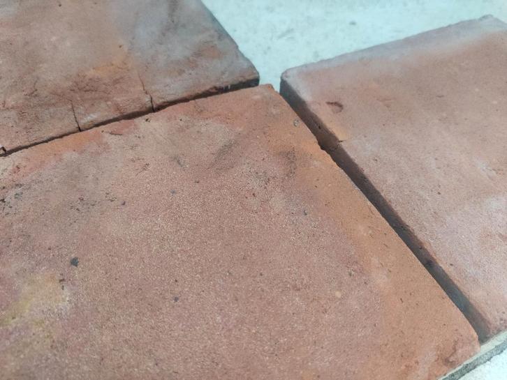 Carrelage Boomse, terre cuite, authentique, 16x16x3- 19 m², Bricolage & Construction, Briques, Neuf, Pierres naturelles, Enlèvement