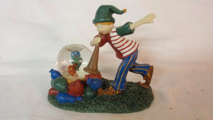 Kerst sneeuwbal elfje met trompet, Diversen, Kerst, Gebruikt, Ophalen of Verzenden