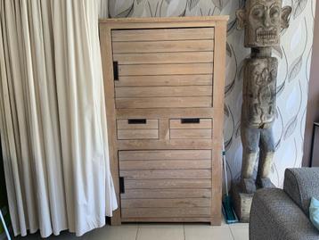 Kast, Huis en Inrichting, Kasten | Kleerkasten, Ophalen, Overige materialen, Gebruikt, 100 tot 150 cm